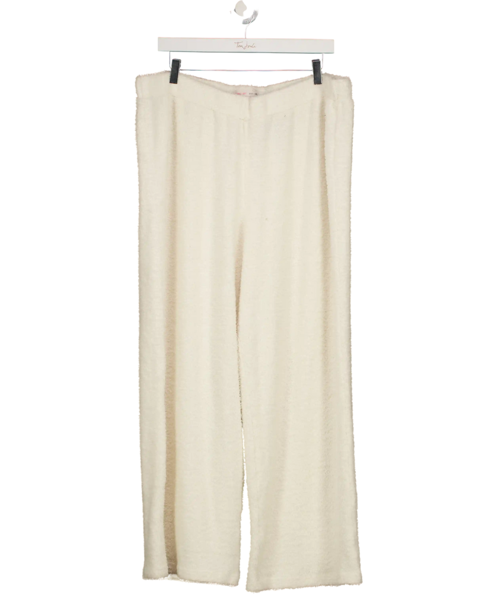 River Island White Soft Joggers UK XL