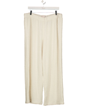River Island White Soft Joggers UK XL