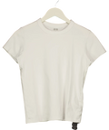 Uniqlo White Crew Neck T-shirt UK S