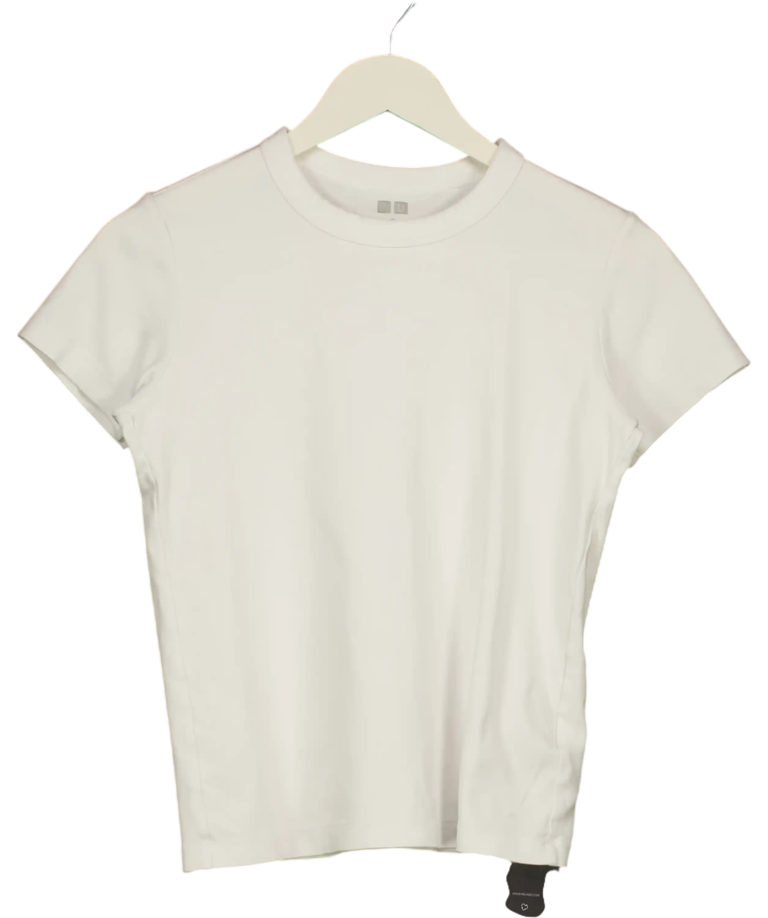 Uniqlo White Crew Neck T-shirt UK S