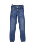 7 For All Mankind Mid Blue High Rise Skinny Jeans W25
