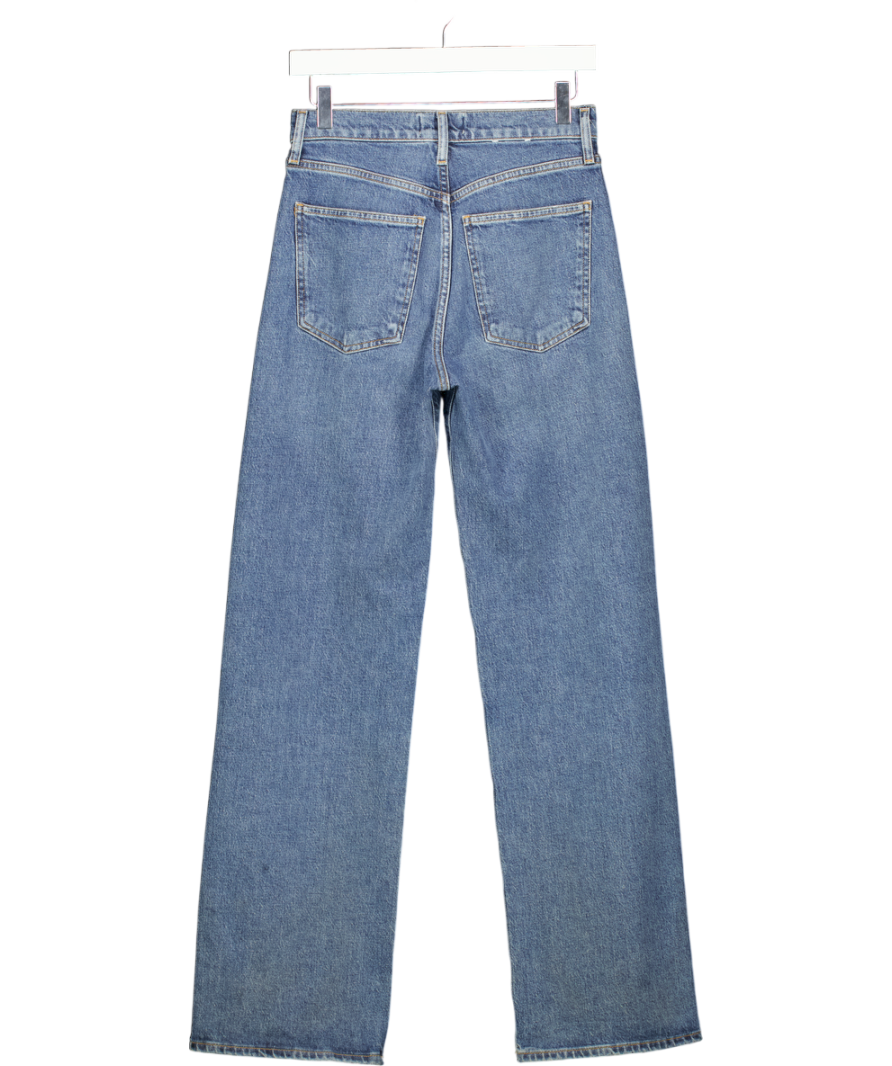 AGOLDE Blue Harper High Rise Straight Leg Jean W25