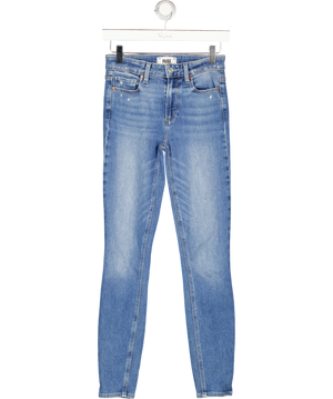 PAIGE Blue Hoxton Ankle Skinny Jeans W25