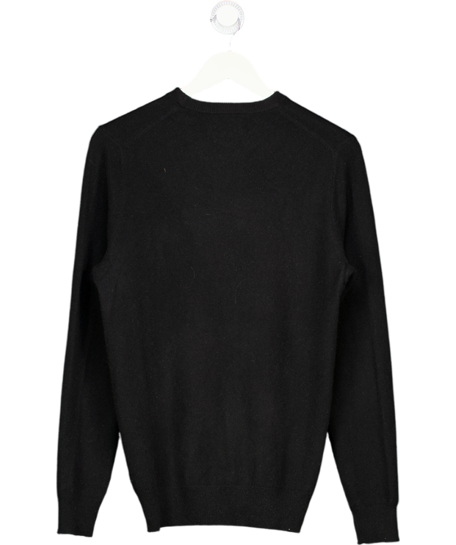 M&S Black Pure Cashmere Crew Neck Jumper UK S