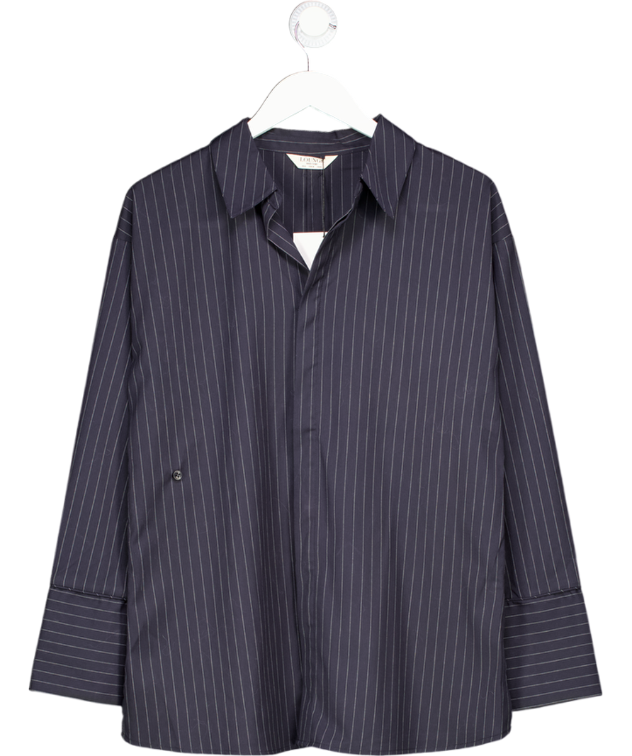 lounge Blue Asymmetric Shirt UK 10