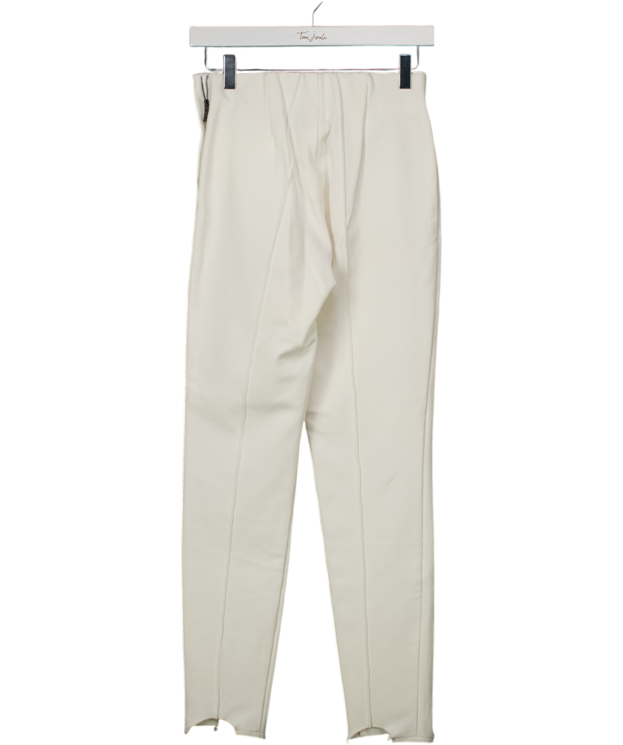 BOGNER SPORT White Elaine Functional Stirrup Trousers In Off-white Us4 UK 8