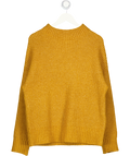 VARLEY Yellow Skyla Funnel Neck Sweater UK M