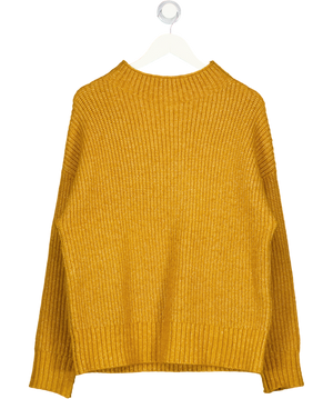 VARLEY Yellow Skyla Funnel Neck Sweater UK M
