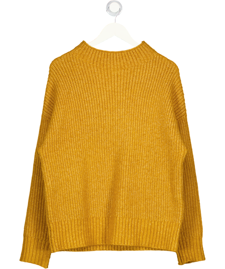 VARLEY Yellow Skyla Funnel Neck Sweater UK M
