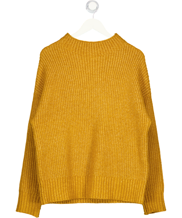 VARLEY Yellow Skyla Funnel Neck Sweater UK M