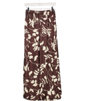 FAITHFULL THE BRAND Brown Chambien Floral-print Crepe Pants UK XS