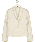 Calvin Klein Stone Beige One Button Blazer UK 14