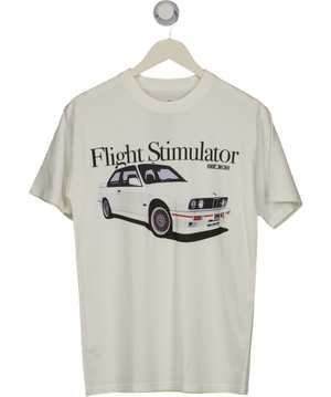 White Flight Simulator Bmw M3 Graphic T-shirt UK S