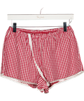 Treats Red Gingham Short Set UK S