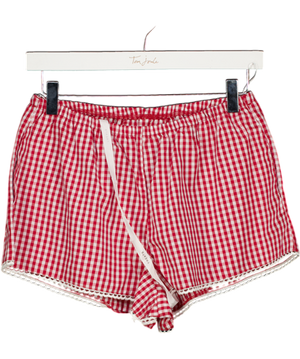 Treats Red Gingham Shorts UK S