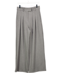 River Island Grey Herringbone Wide Leg Trousers UK 10