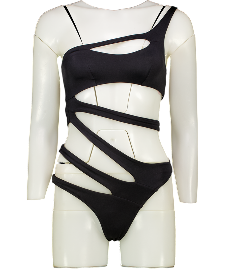 Agent Provocateur Black Izaro Swimsuit UK XS