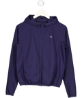 CALVIN KLEIN Blue Performace Zip Up Jacket With Logo Back UK S
