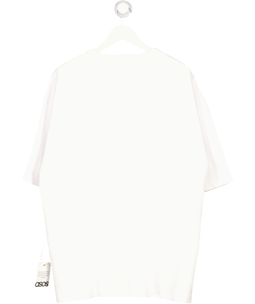 ASOS White Heavyweight Relaxed T-shirt UK L
