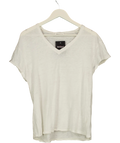 Acsense Studio White V Neck T Shirt UK M