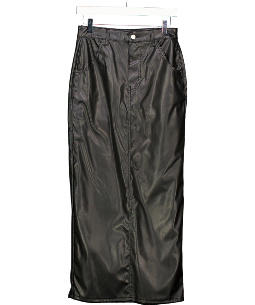 PROBLEM AI HAS CHANGED DESCRIPTION -Tom Ford Black Leather Maxi Skirt UK 10