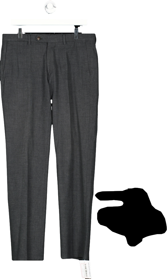 Massimo Dutti Grey Tailored Trousers UK XL