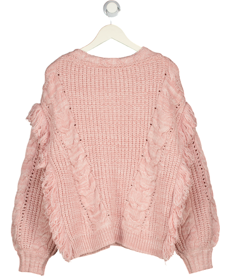 Spell & The Gypsy Pink Nomadic Knit Jumper UK S