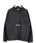 COLUMBIA Dark Grey 1/2 Zip Fleece UK L