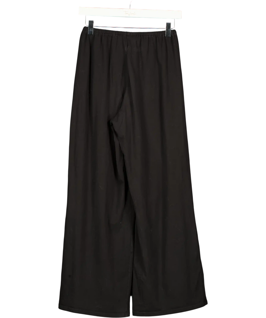 Klayd Black Straight Leg Trousers UK XS