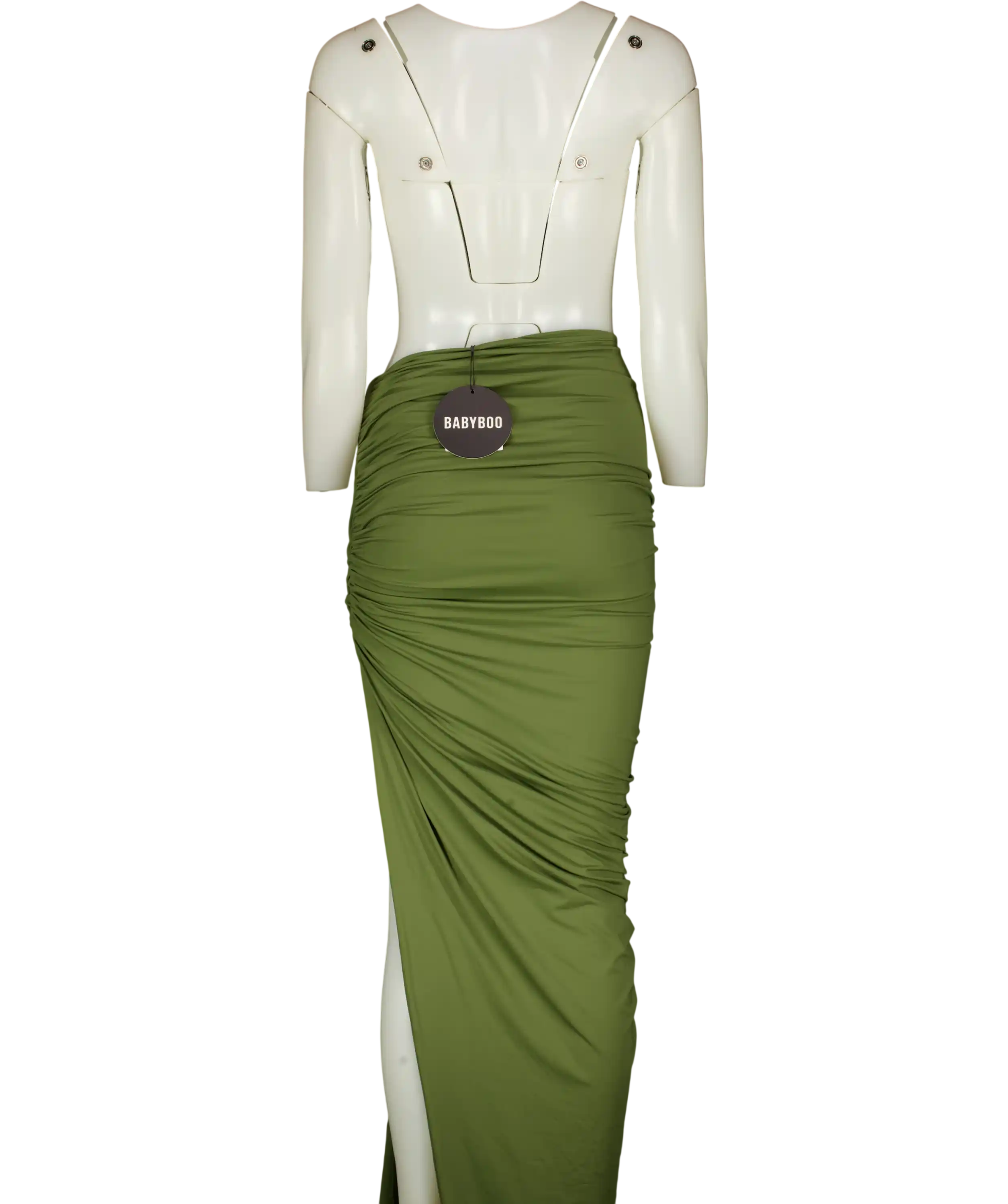 Babyboo Green Henrietta Maxi Skirt UK S