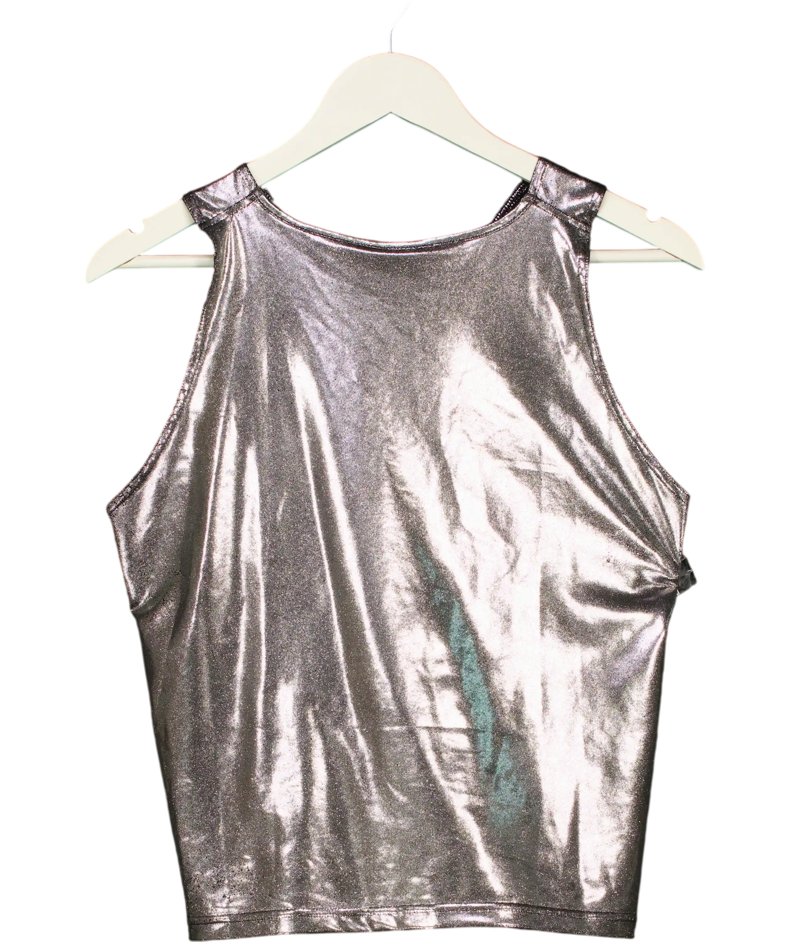 ADIDAS Originals Metallic Silver Adilenium Season 2 Tank Top UK 20 /22