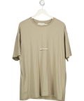 Vanquish Khaki Green Logo T-shirt UK L