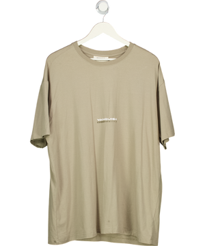 Vanquish Khaki Green Logo T-shirt UK L
