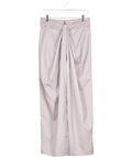 Van Nzill Grey Pleated Pinstripe Maxi Skirt UK S