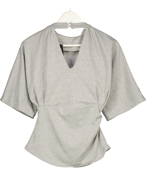 ARRANGE Pleat Detail Top In Grey UK 10