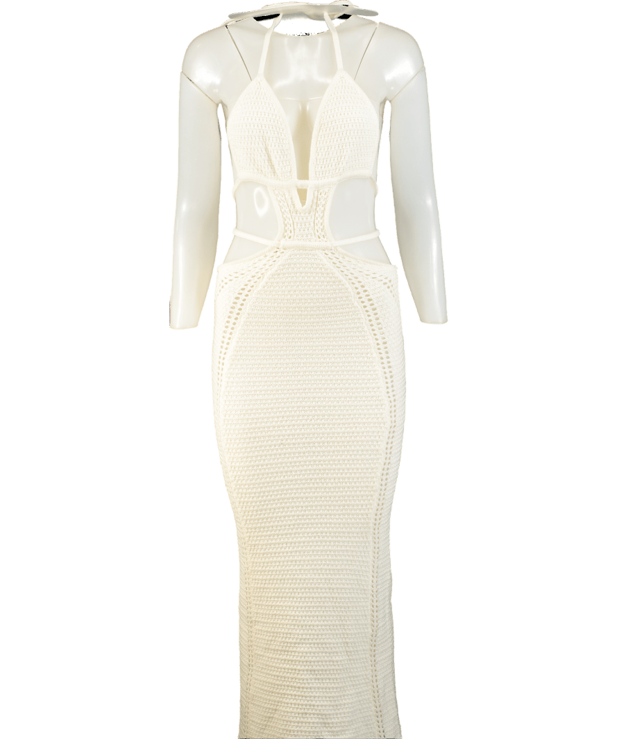 Babyboo Cream Arabella Maxi Dress UK S - Reliked