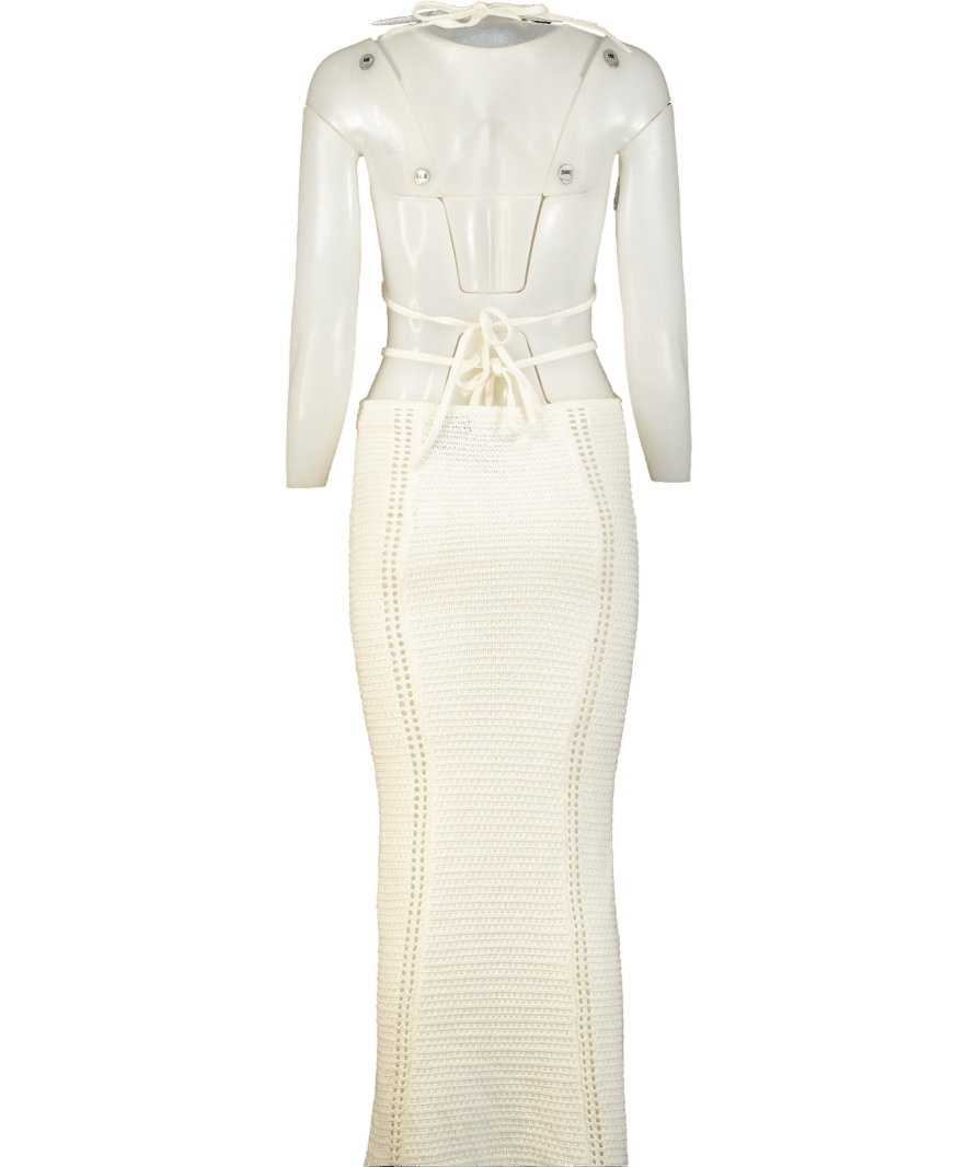 Babyboo Cream Arabella Maxi Dress UK S - Reliked