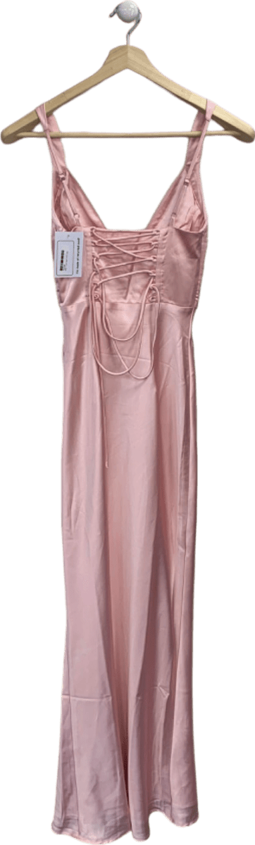 BABYBOO Pink Satin Slip Dress XS - Reliked