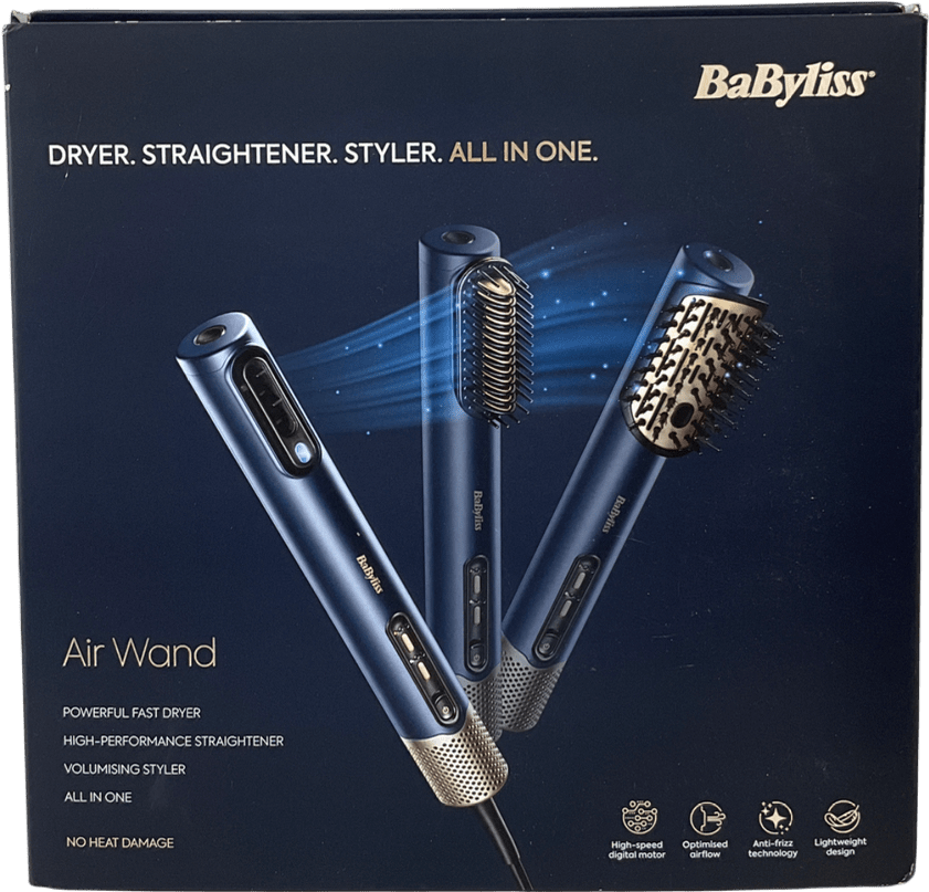 BaByliss Air Wand Hair Dryer, Straightener And Styler All - in - one One size - Reliked