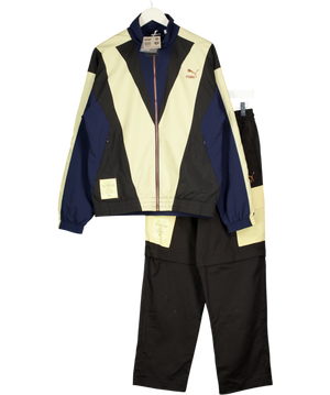 Puma Multicoloured Davido Zip-off Cargo Pants And Track Jacket Set UK S
