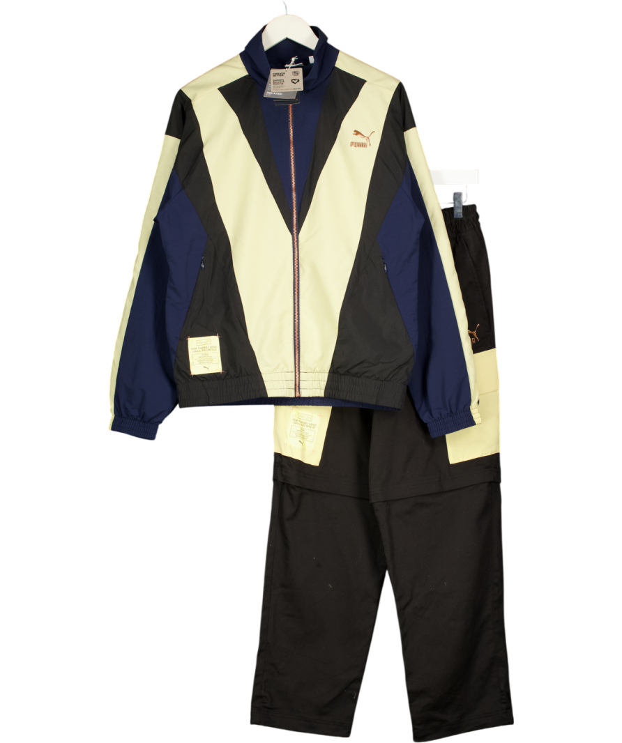 Puma Multicoloured Davido Zip-off Cargo Pants And Track Jacket Set UK S