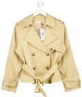 Commense Beige Button Crop Jacket UK S