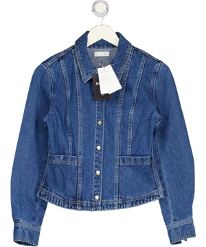 KOOKAI Blue Denim Kai Snap Jacket UK 6