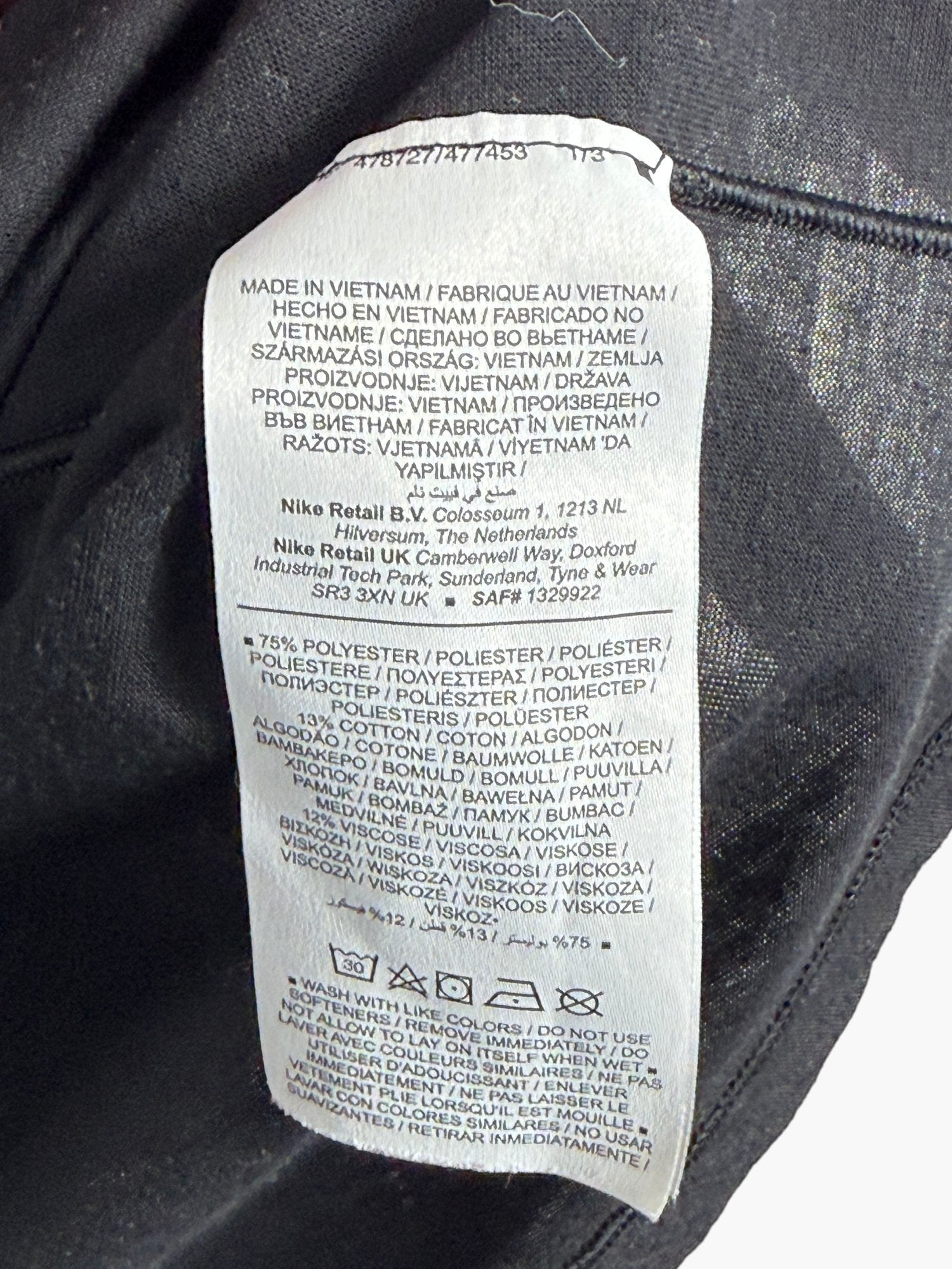 NIKE Black Dri-Fit Graphic Tank Top Small