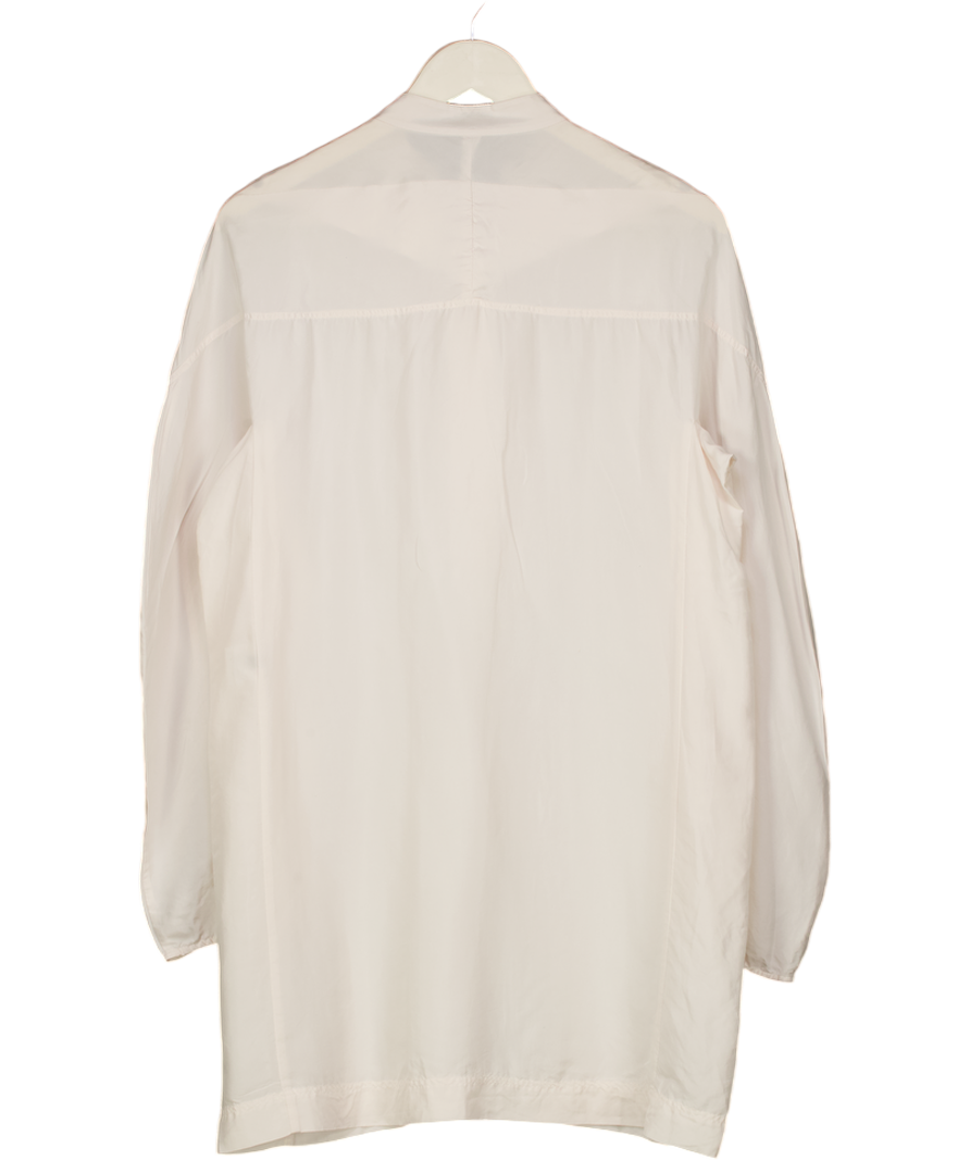 JOSEPH Cream 100% Silk Shirt Dress UK 10