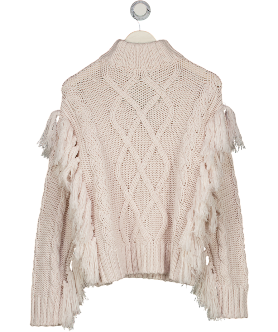 GOLDBERGH Cream Brit Chubky Hand Knit Jumper UK S