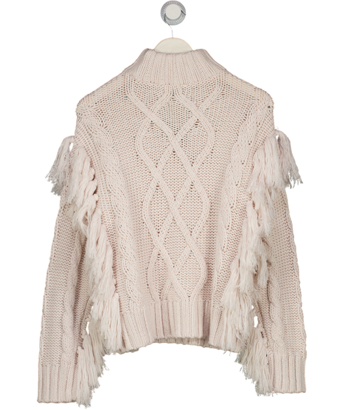 GOLDBERGH Cream Brit Chubky Hand Knit Jumper UK S