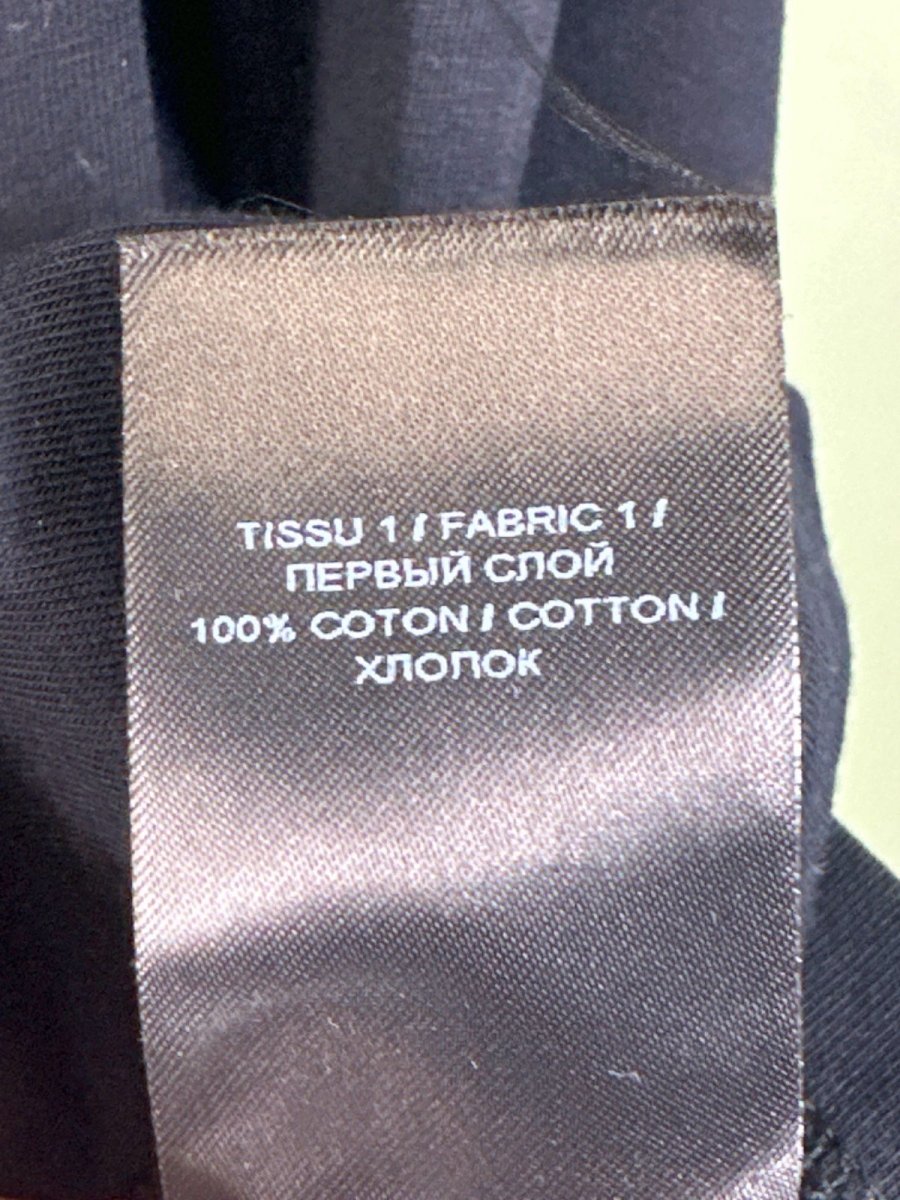 Balmain Black Embossed Logo Sleeve T-Shirt Size UK S - Reliked