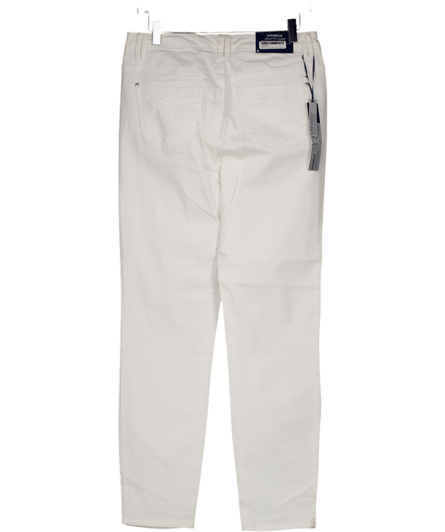 Bandolino White Sarabelle Stetch Skinny Ankle Grazer Jeans UK 12 - Reliked