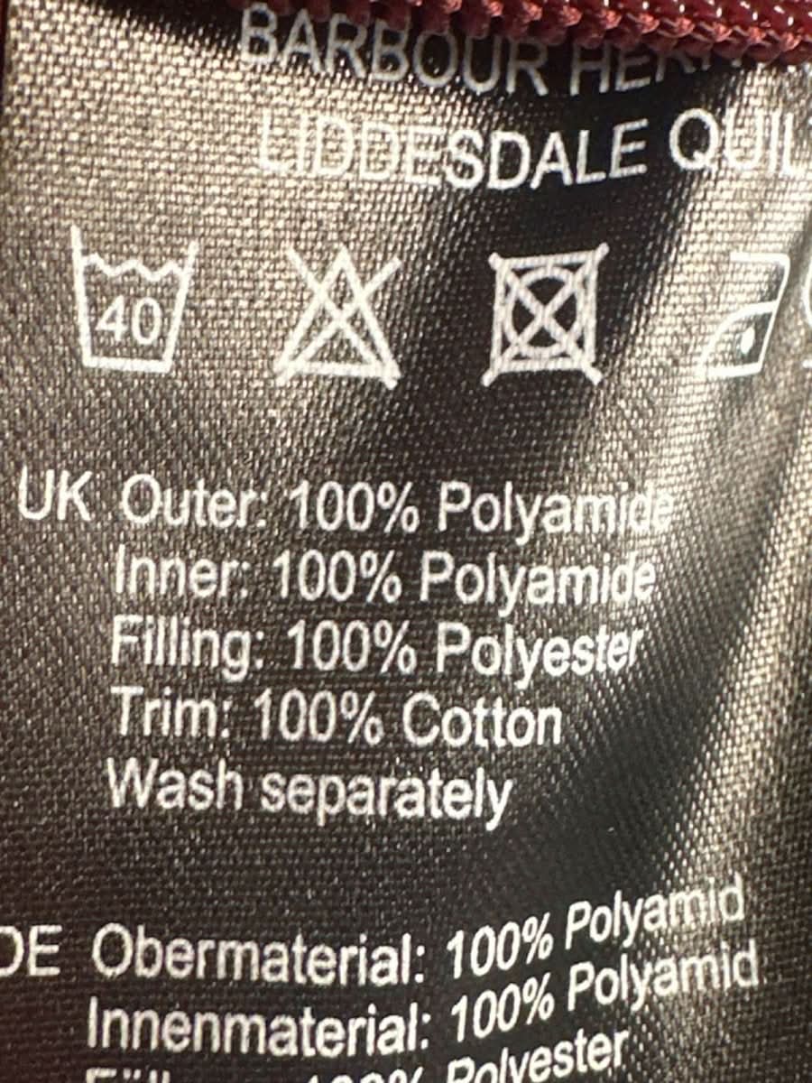 Barbour Burgundy Quilted Jacket XL - Reliked